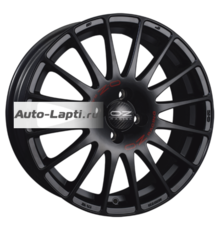 OZ 8x17/5x112 ET35 D75 Superturismo GT Matt Black + Red Lettering