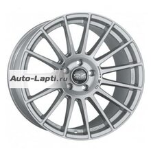 OZ 8x18/5x112 ET35 D75 Superturismo LM Matt Race Silver + Black Lettering