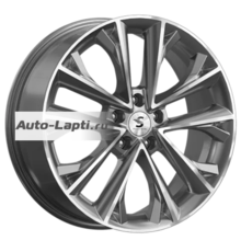 Premium Series 7x18/5x108 ET47 D60,1 КР012 (Tiggo 8 Pro) Diamond Gloss Graphite