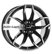 Rial 6,5x17/4x100 ET49 D54,1 Lucca Diamant black front polished
