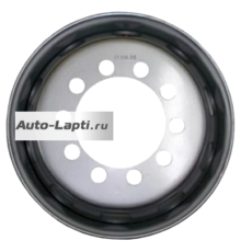 SRW 6x17,5/10x225 ET133 D176 Silver прицеп 2 180 кг (9,5 мм, с вент., уп.)